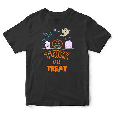 Kinder Trick or Treat T-Shirt Shirt Kostüm Halloween Allerheiligen Kostüm...