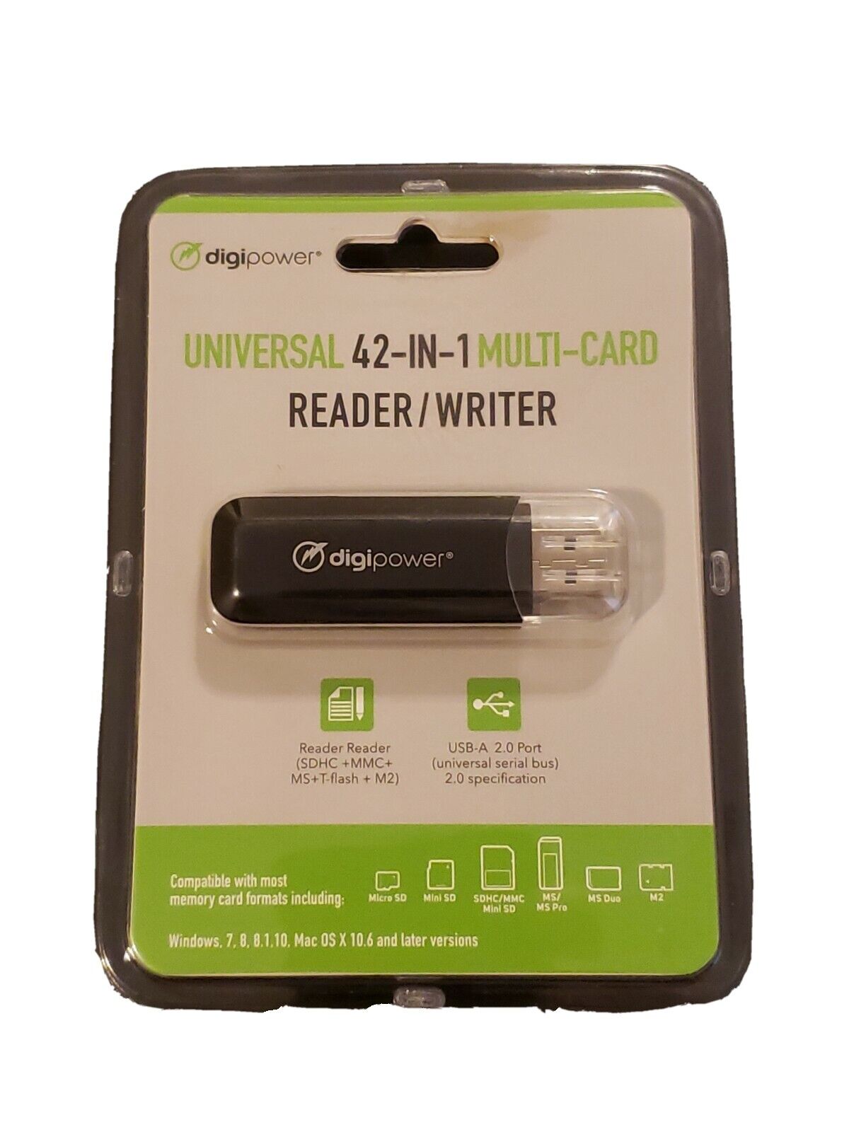 Digipower Universal 42-in-1 Multi Card-Reader/Writer DP-MCR4 New Sealed