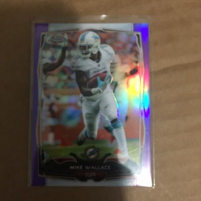 2014 Mike Wallace Topps Chrome Purple Refractor #68