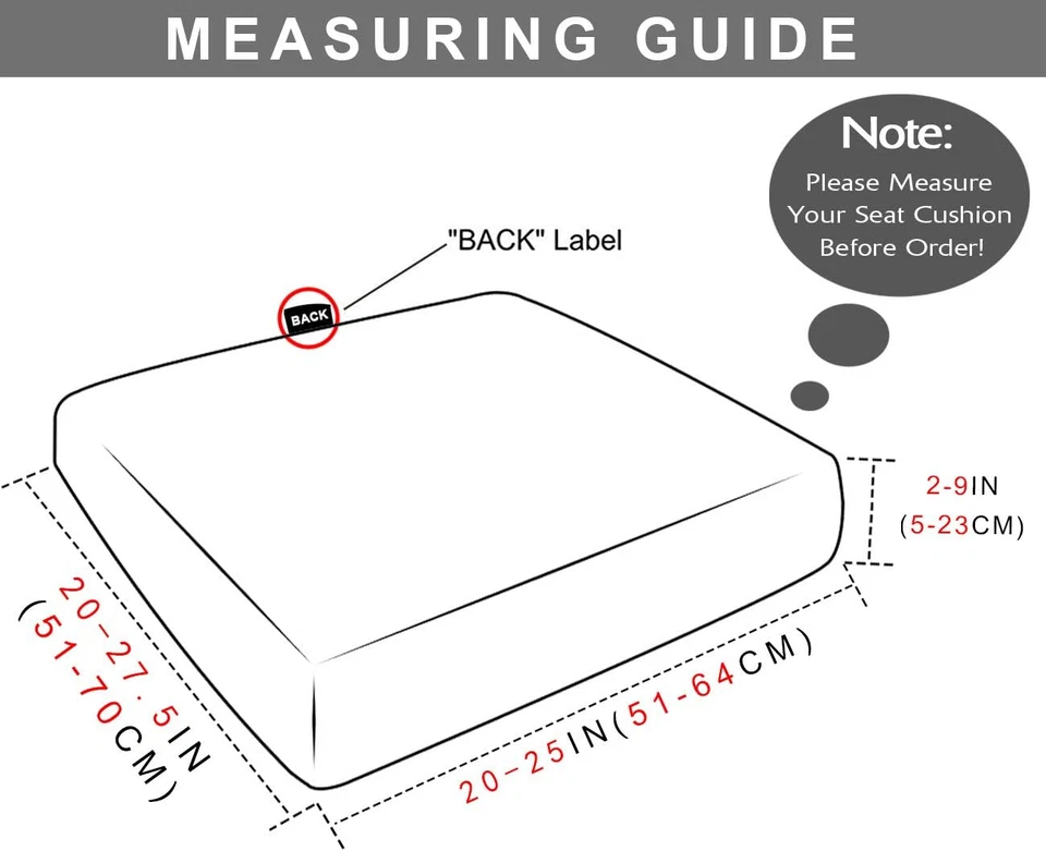 Copriseduta Divano Elasticizzato Fodera per Cuscino Ad Alta Elasticità Cuscino p - Immagine 4 di 4