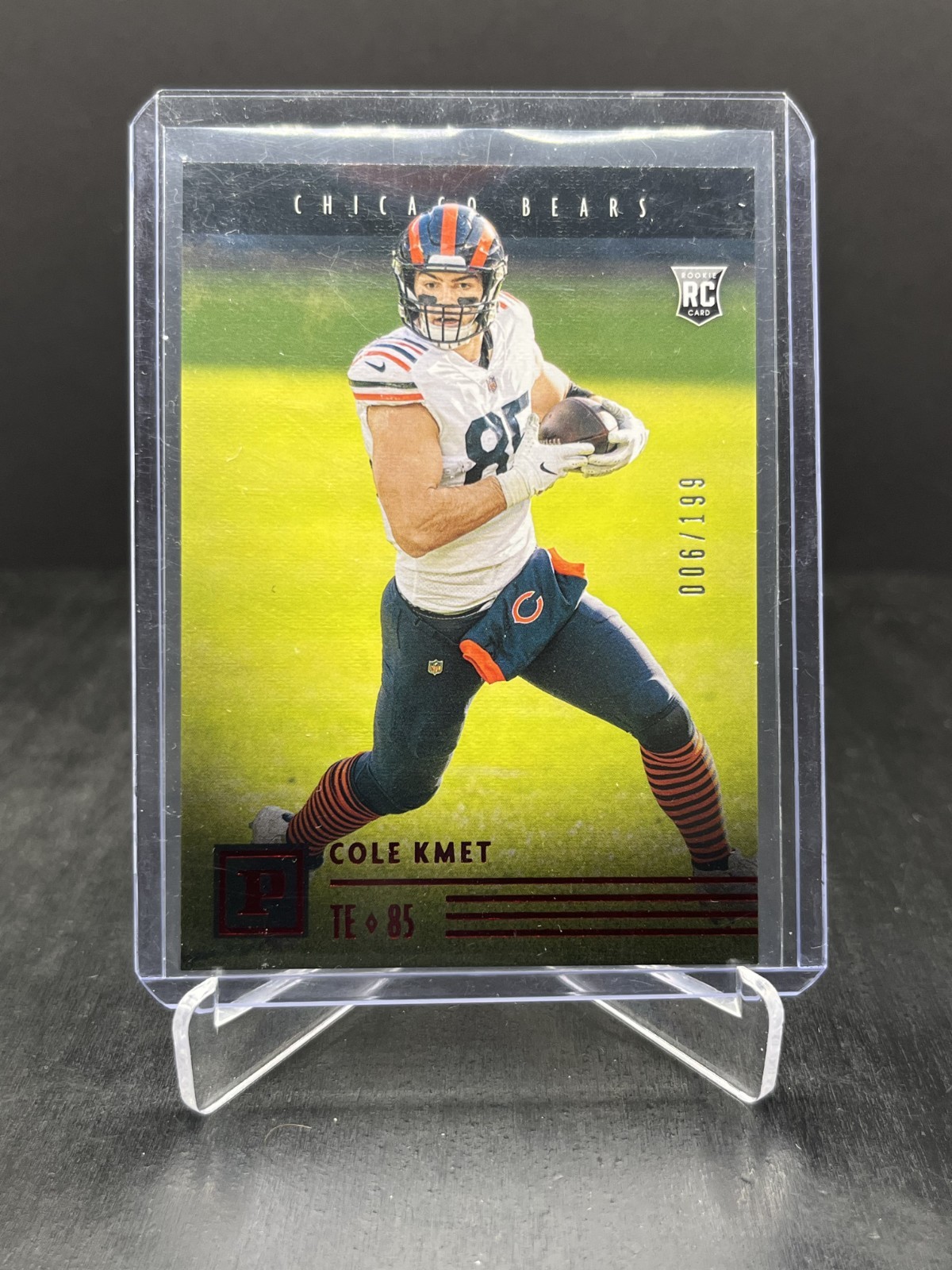 Cole Kmet Panini Chronicles Panini #PA27 Red