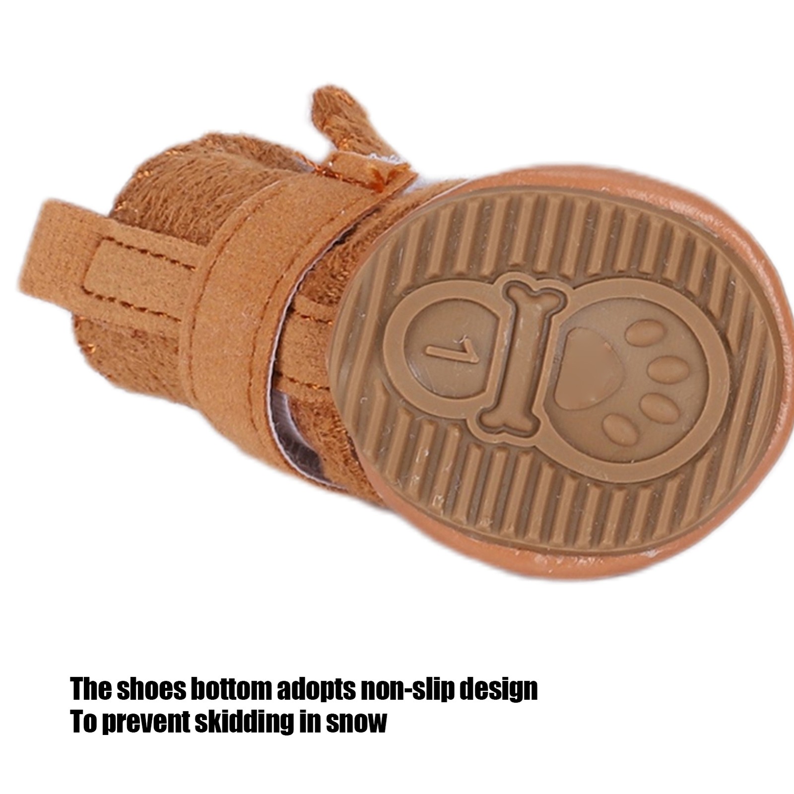 Winter Warm Dog Boots Plush Anti-Skid Shoes For Snow Play Recommended