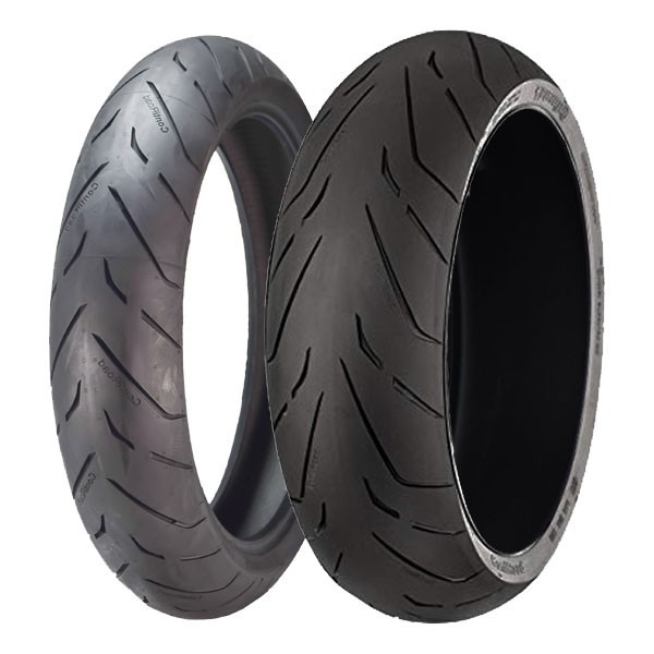 TYRE PAIR CONTINENTAL 110/70-17 54V + 160/60-17 (69W) ROAD