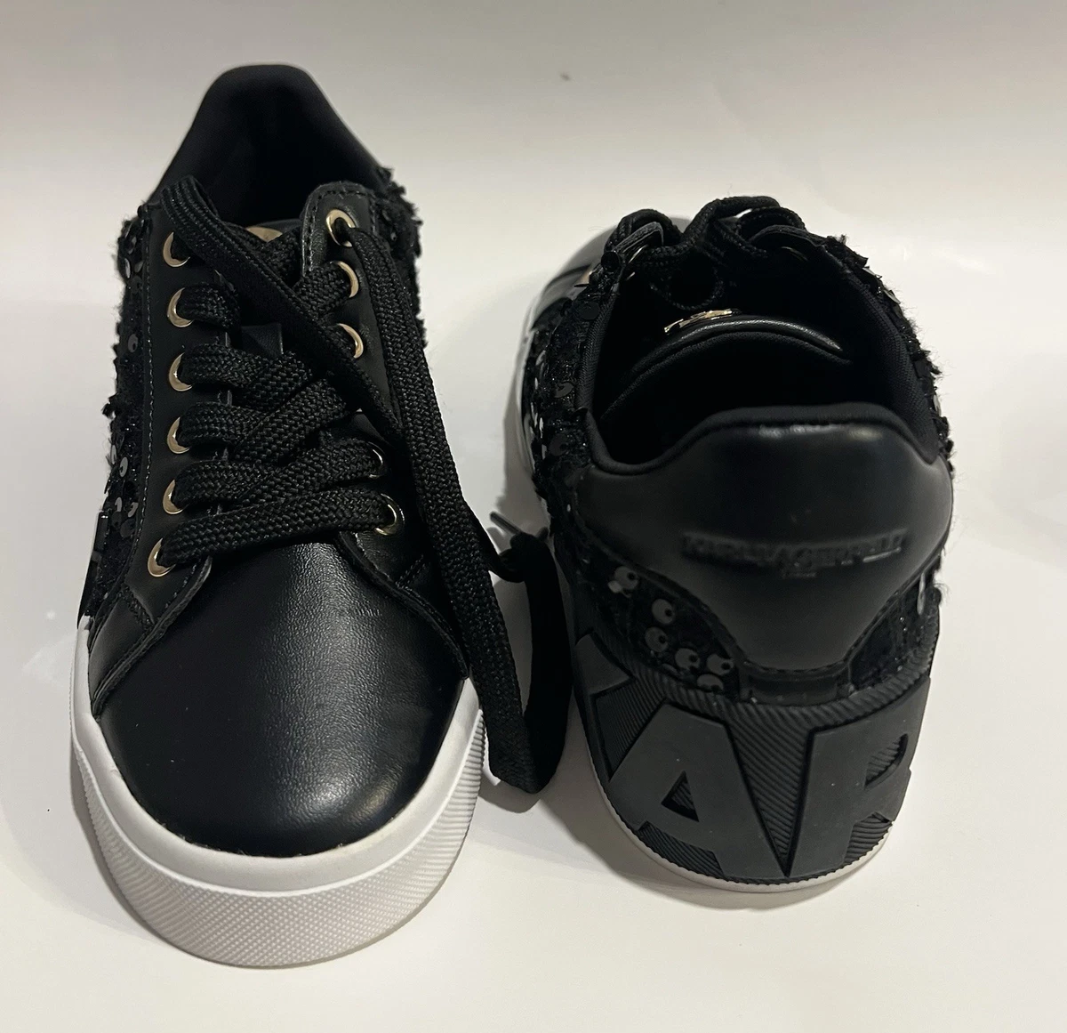 Nwot black leather lace up dressy or casual shoes by Karl Lagerfeld. Size 8. Karl Lagerfeld Paris Men main image 4