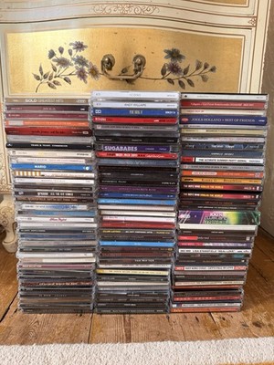 100 x CDs Mixed Titles Music Genres Wholesale Bundle Joblot 10