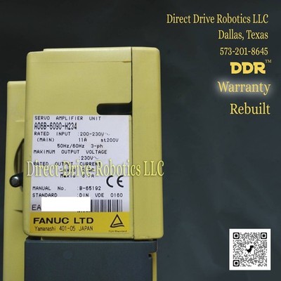**12mo Warranty**Same Day Shipping Avail.**REBUILT** Fanuc A06B-6090-H234
