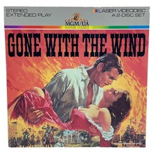 Gone With The Wind LaserDisc 1939 Classic Drama Romance MGM/UA 2-Disc Set EP