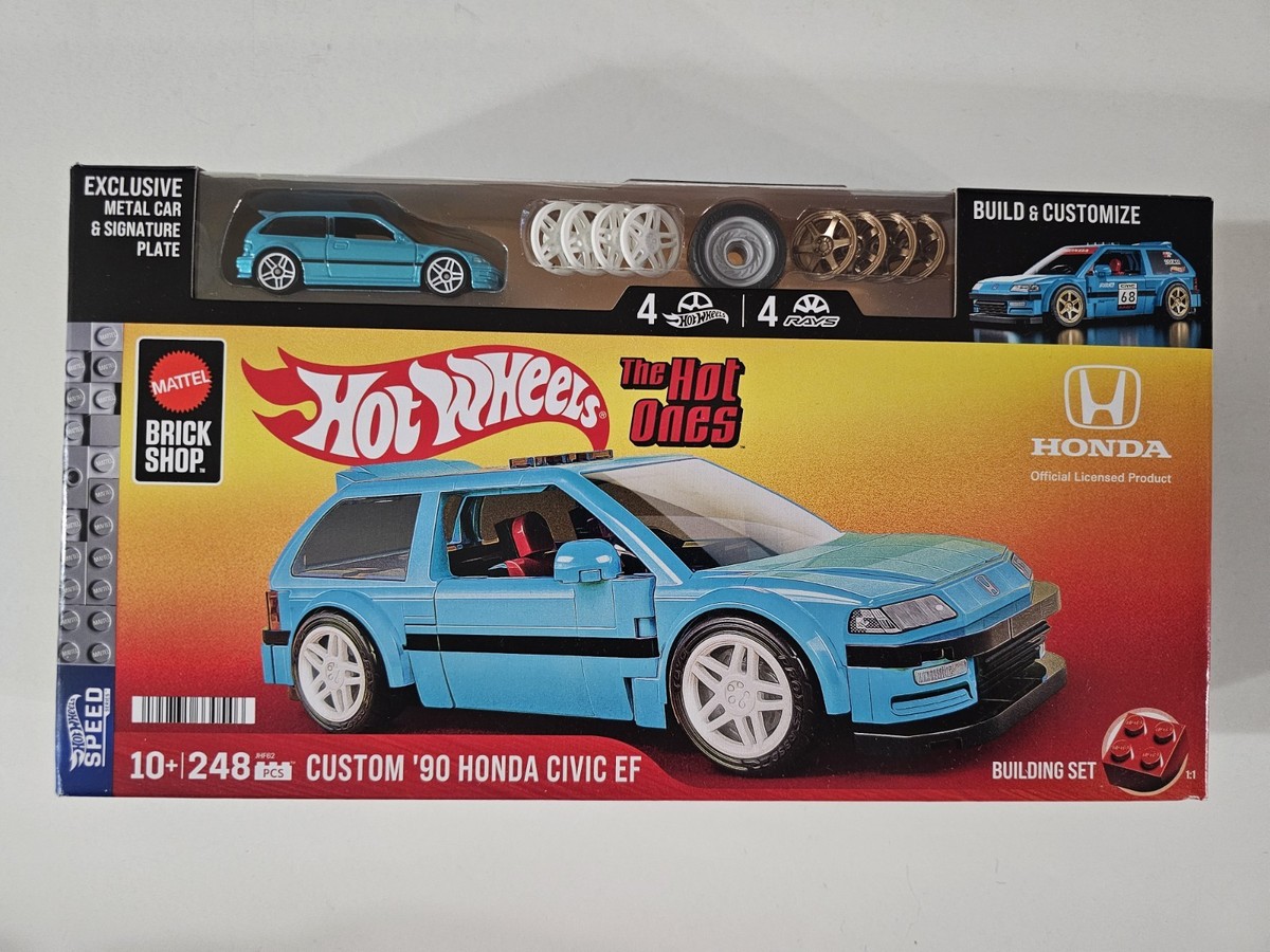 Brick Shop Hot Wheels Hot Ones Honda Civic Blue Lego | eBay