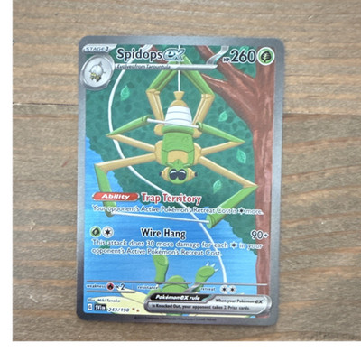 Pokémon Spidops ex Special Illustration Rare 243/198 SV01 Holo 260HP