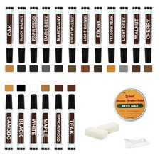 Furniture Markers Touch Up Kit - New Upgrade 18 Colors Wood Scratch 18