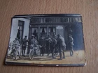 WW1 Military Motorcycles Vintage Photo Soldiers in Uniform Outside RAC Hotel