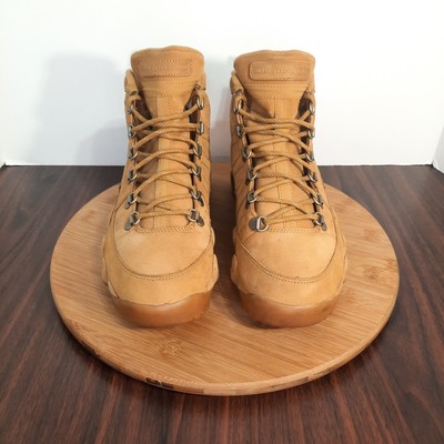 Nike Air Jordan Retro 9 NRG Boot Mens 8 Shoes Wheat Flax Baroque