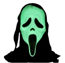 Vintage 90'S Easter Unlimited Scream Ghostface Mask 9206S Glow In The Dark