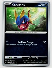 Me02: Phantasmal Flames Pokémon TCG Carvanha 060/094 Common Reverse Holo Card