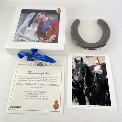 Hufeisen für die königliche Hochzeit Prinz William & Catherine Middleton April 2011