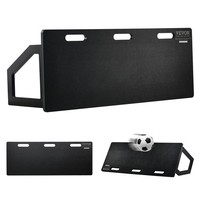 Vevor FußBall Rebounder Kickback Brett RüCkprallwand 115X42X45Cm Schwarz Hdpe
