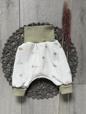 Baby Pumphose Musselin 100% Baumwolle Gr. 50/...