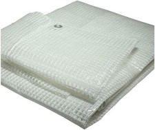 Telone occhiellato telo pvc tenda balcone retinato copertura esterna 175 gr/mq