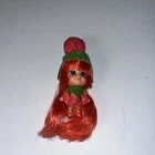 Vtg 1967 Little Kiddies Mattel Shirley Strawberry 3" Mini Doll FREE SHIPPING