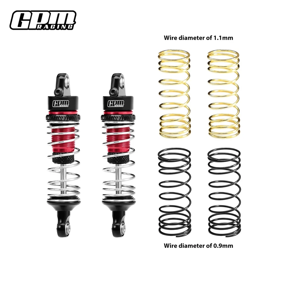 GPM 7075 Alu F/R Progressive Spring Shock ARRMA 1/18 Granite Typhon Mojave Grom - Image 4 of 4