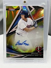 BROOKS LEE 2022 BOWMAN’S BEST GOLD LAVA ROOKIE AUTO #19/75 #B22-BL TWINS 