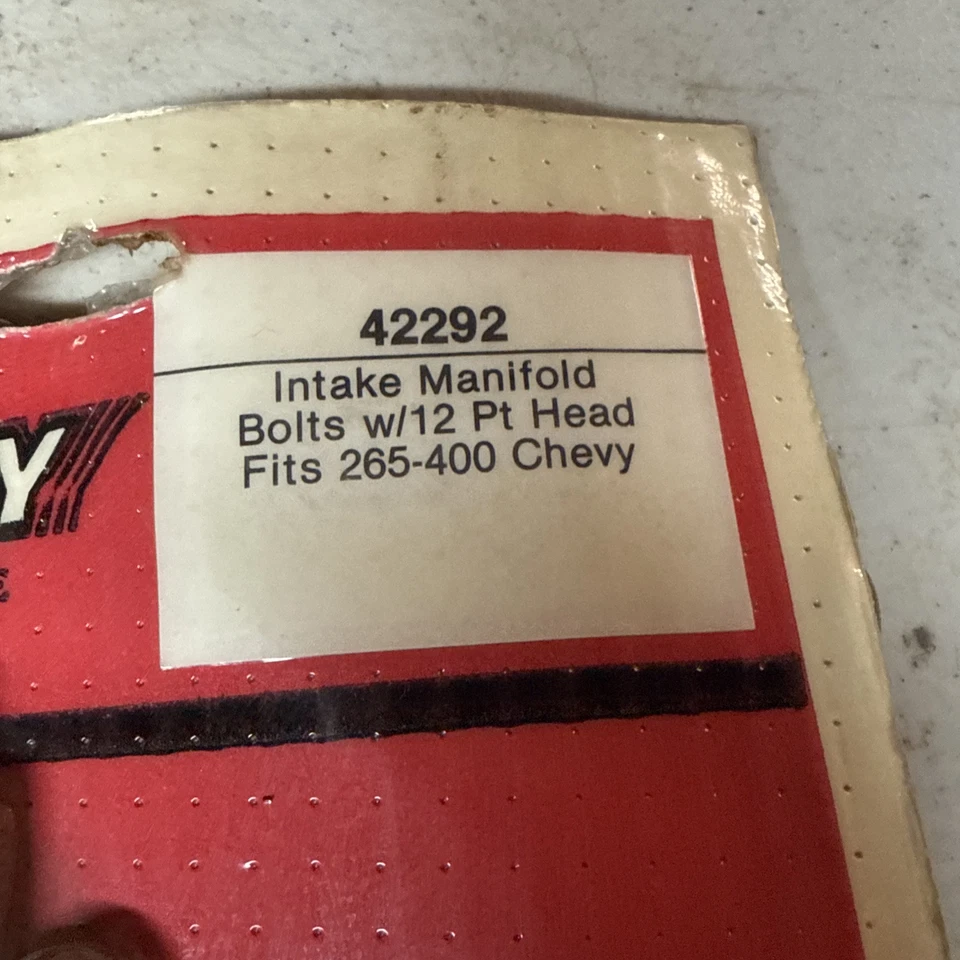 Manley Intake Manifold Bolts w/ 12 Pt Head Fits 265-400 Chevy - Image 4 of 4