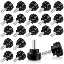 20 Pcs M4 X 10 Mm Threaded Knurled Thumbscrew, Monitor Screws Vesa Mount Screws