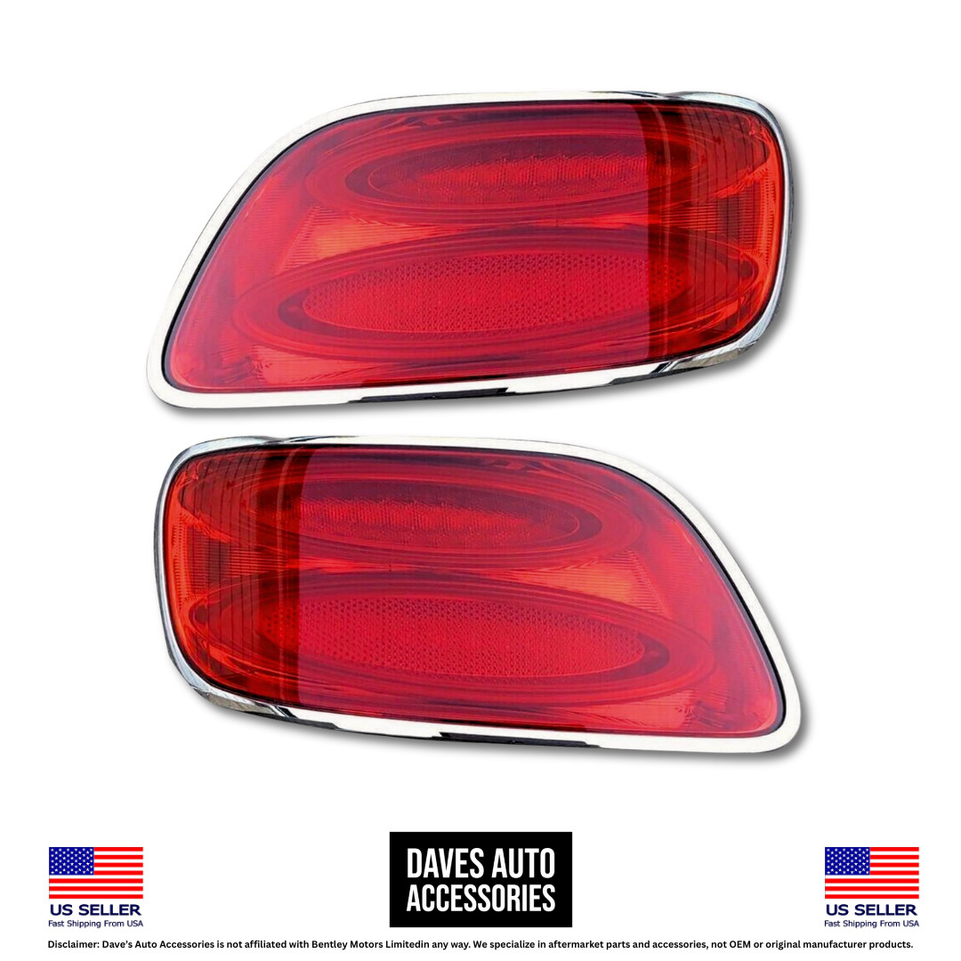 2012-2017 Bentley Continental GT GTC Rear Taillights Pair Left + Right