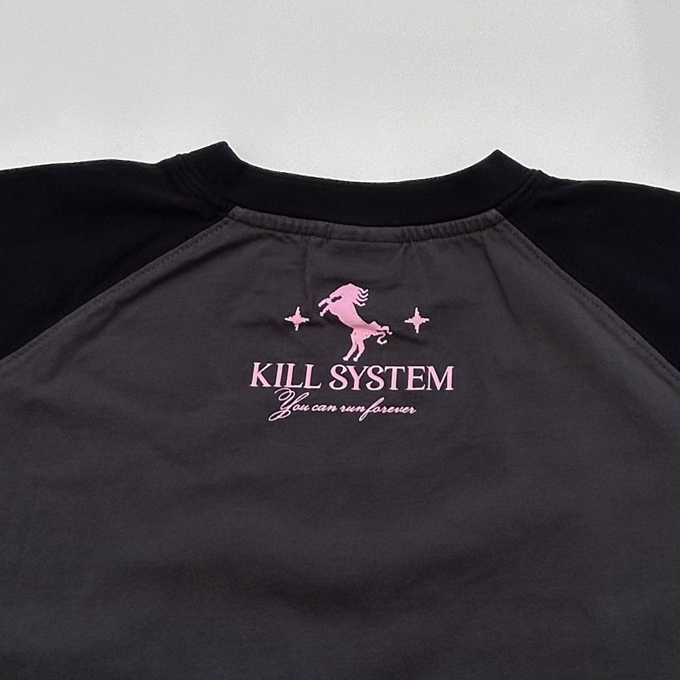 Kill System 8 Bit Horse Two Tone Graphic T Shirt Size Women’s Petite ...