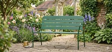 John Lewis 2-Seater Metal Garden Sofa