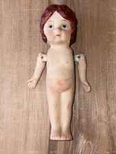 Vintage 5-1/2" Porcelain China Lady Doll Making Parts Head Legs Arms Hands