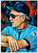JIM LEYLAND * Florida Marlins * Fun Novelty * BASEBALL * Art Card * ATC ACEO