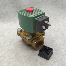 ASCO Red Hat II 8210G095 3/4" Normally Closed Solenoid Valve DIN AC or DC Power