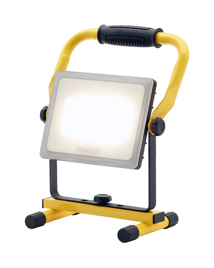 Work Light Yellow 50w LED 230v IP44 4000K Stanley SXLS36385E