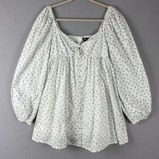 Lulus Exceptional Sweetheart Babydoll Dress Womens Small Floral Fairy Cottage