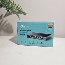 TP-LINK TL-SG108 8-Port Gigabit Desktop Switch Brand New