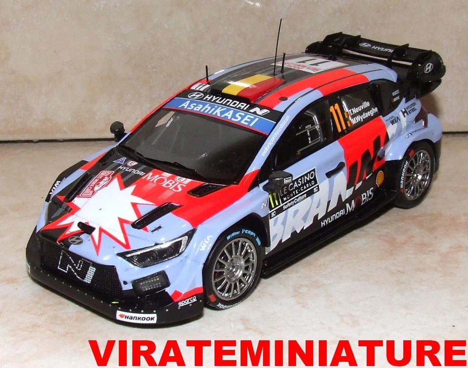 HYUNDAI I20 N RALLY 1 5° RALLYE MONTE CARLO 2026 THIERRY NEUVILLE SPARK S6917 - Photo 1/1