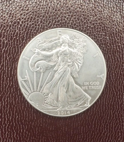 2014 1 OZ .999 Fine Silver US Mint American Eagle Silver Dollar Coin $1 BU