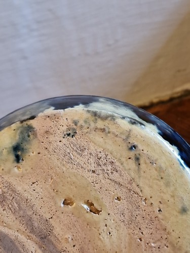 Raro antico porta fiammiferi in ceramica smaltata a goccia - Foto 22 di 24