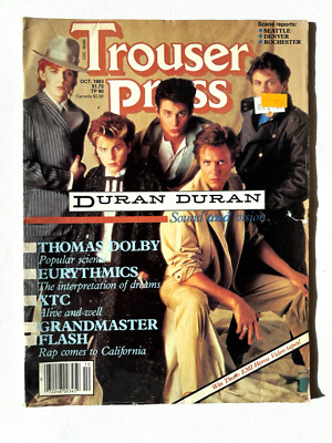 Trouser Press Music Magazine October 1983 Duran Duran Grandmaster Flash XTC