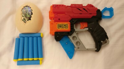 Zuru X Shot Dino Attack Extinct Blaster Spielzeugpistole mit 8 Schaumstoffpfeilen und Zielscheibe 8+