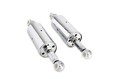 AEE Chrome Adjustable Lowering Shocks Evo 89-99 Harley Softail OE Repl 54508-89A - Picture 1 of 1