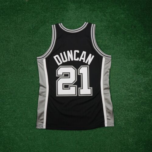 Tim Duncan Mitchell & Ness 2002-03 San Antonio Spurs Authentic NBA Finals Jersey - Picture 2 of 9