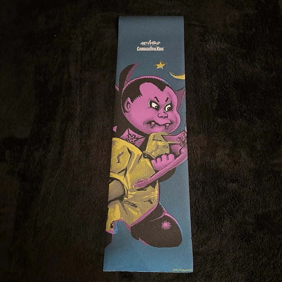 Garbage Pail Kids *ADAM BOMB* Skateboard wall mount, card, Grip tape-Nasty Nick - Image 3 of 3