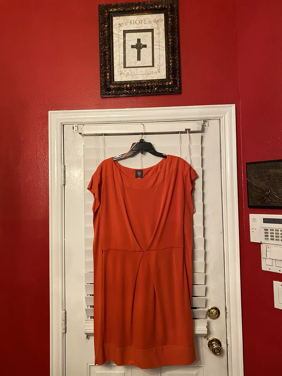 Vince camuto sale orange dress