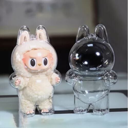 Pop Mart Labubu The Monsters Plush Clear Protective Case/Cover - Macaron Style - Picture 4 of 5