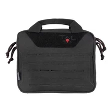 Tac-Six Crew 2-Gun Tactical Pistol Case, 10"L x 8"W Black - Open Box