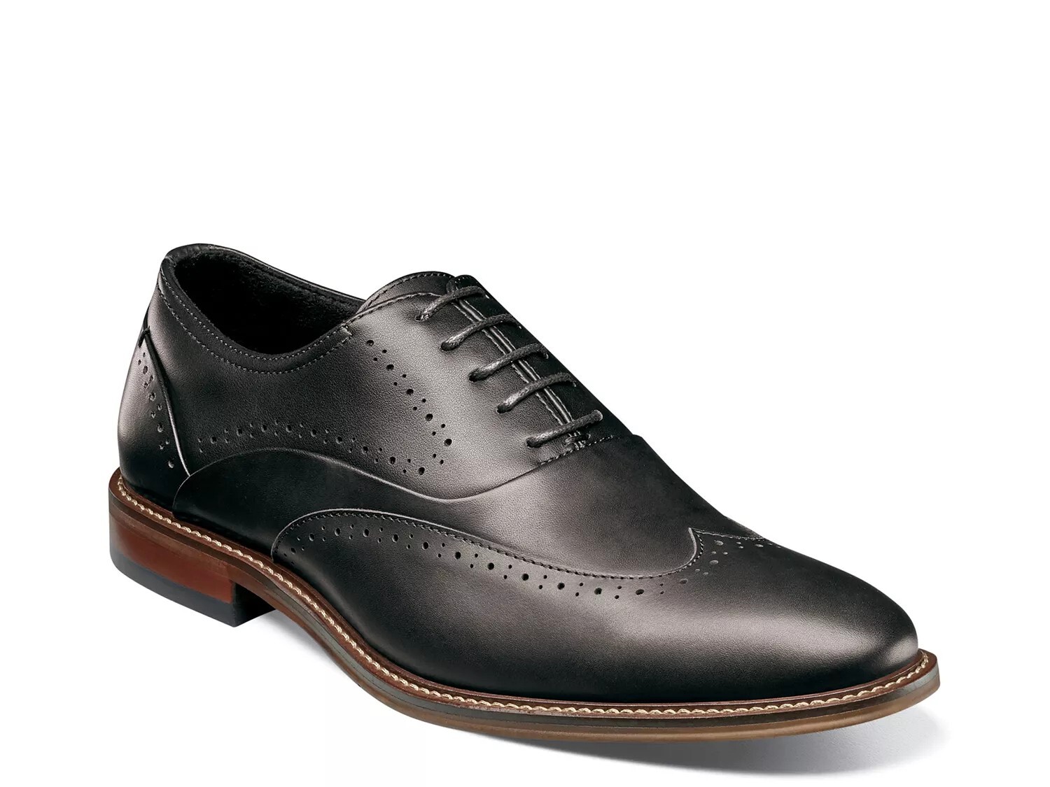Stacy Adams Shoes Macarthur Wingtip Oxford Black Size 10.5 — photo 2
