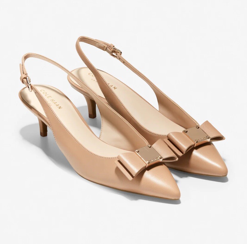 cole haan tali bow slingback
