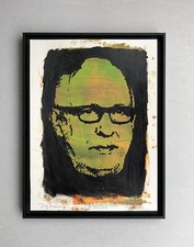 Daniel Pultorak Kunst  Unikat  Ölfarben  Porträt Jörg Immendorff Abstrakt Art